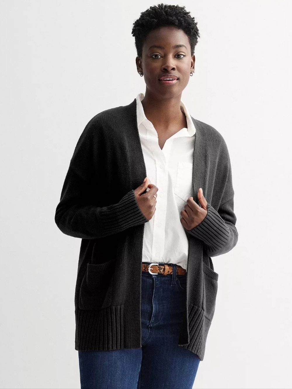 Sonoma Black Cardigan Sweater